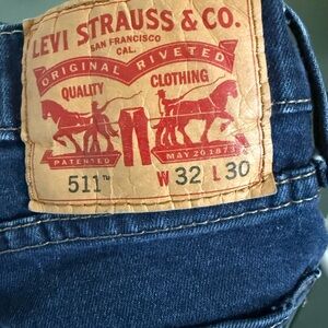 Levi's Slim Fit Dark Blue Jeans